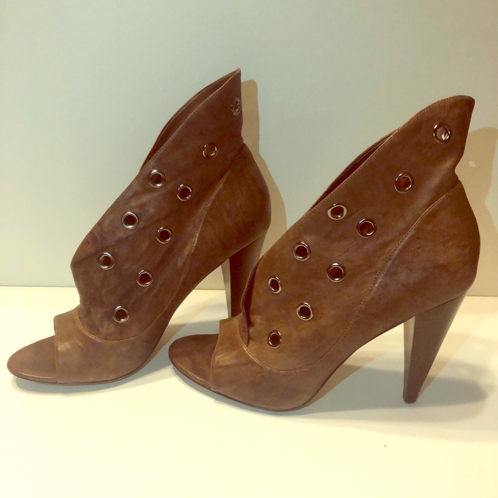 Report Signature Open Toe Ankle Booties - image 1